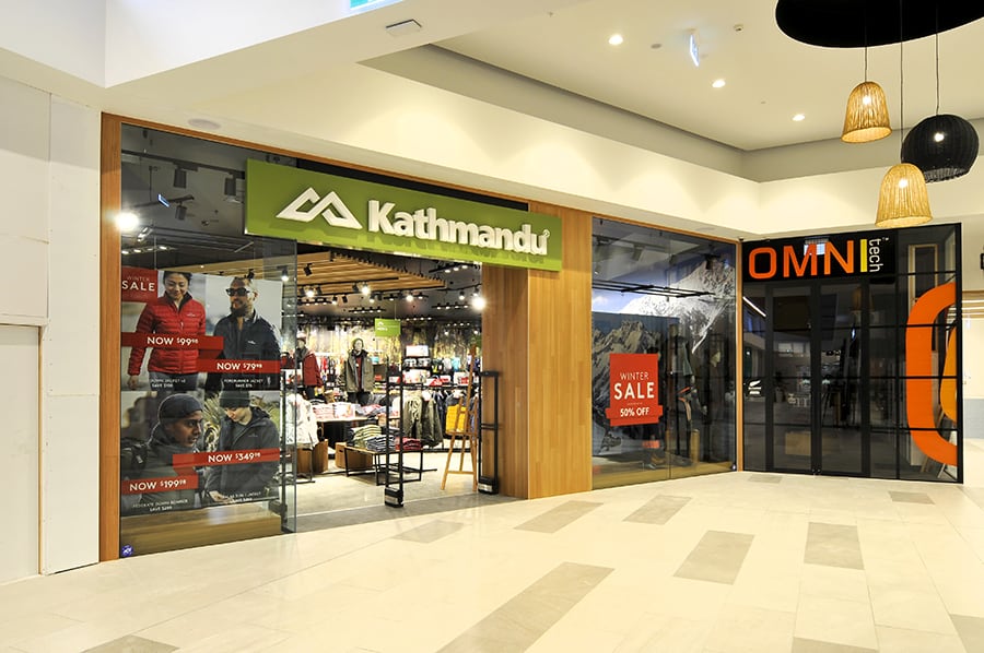 Kathmandu Silverdale Store Fitout